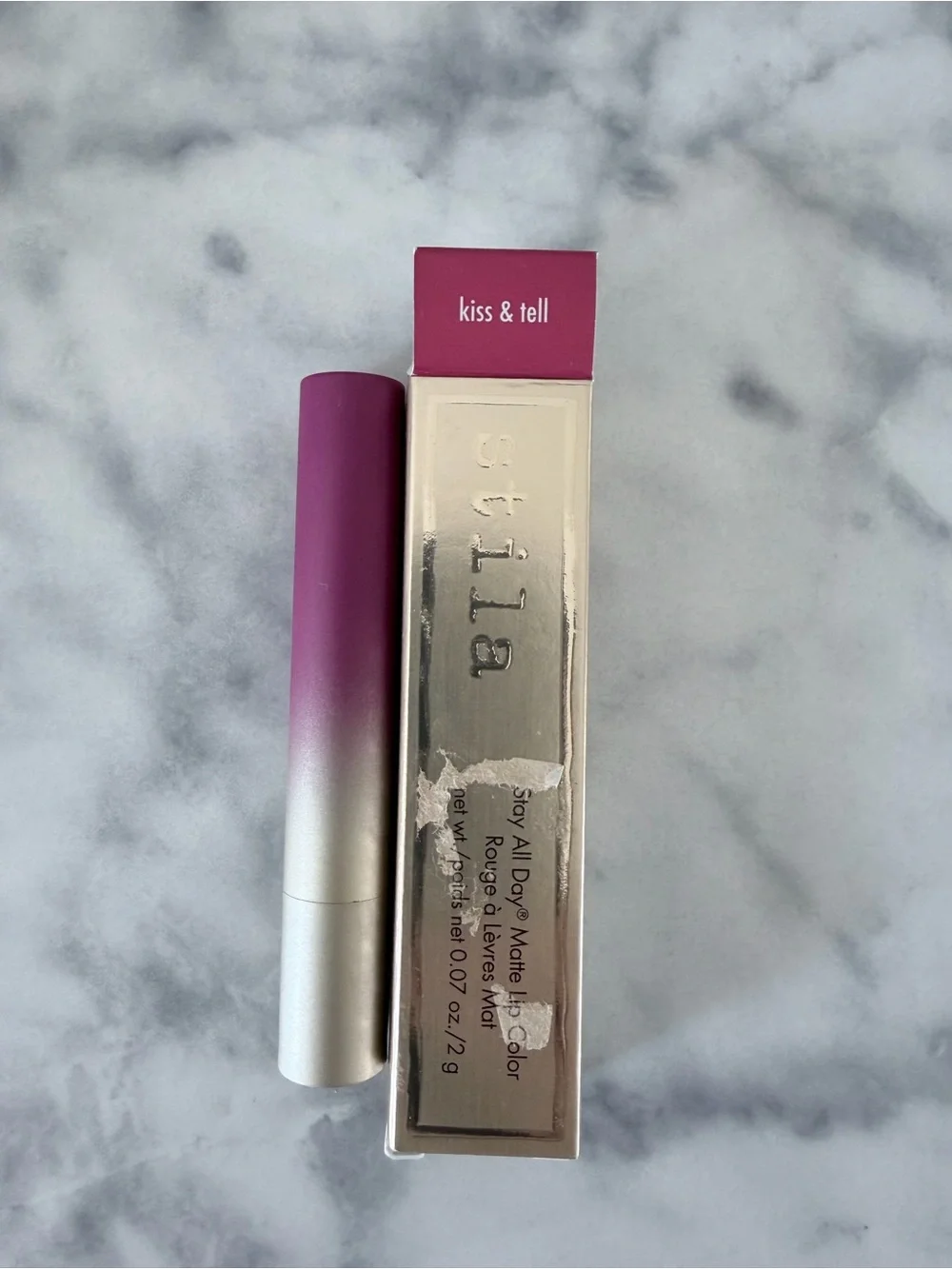 Stila Kiss & Tell Matte Liquid Lipstick - Plum Pink